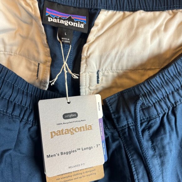Mens Patagonia Shorts NWT Size L 7" inseam - Picture 2 of 2